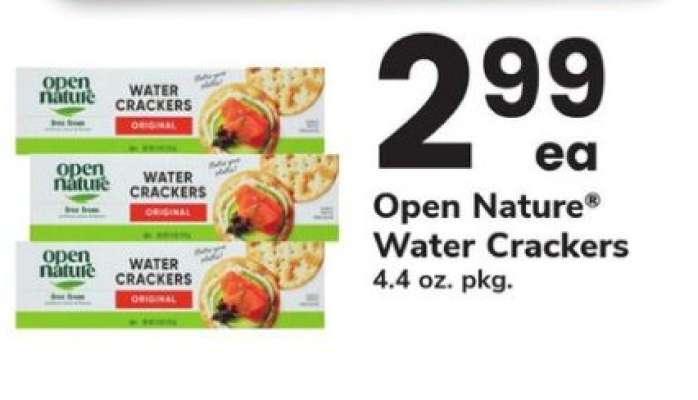 Open Nature Water Crackers