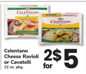 Celentano Cheese Ravioli or Cavatelli