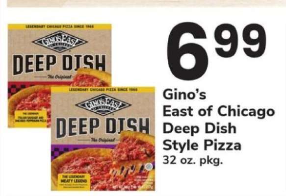 Gino's East of Chicago Deep Dish Style Pizza