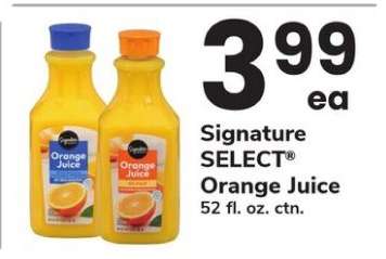 Signature Select Orange Juice