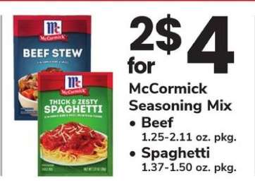 McCormick Seasoning Mix