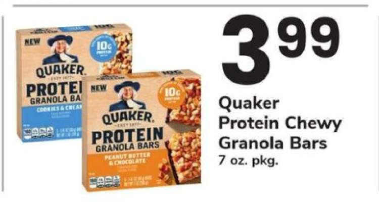 Quaker Protein Chewy Granola Bars