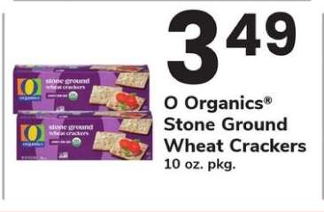 O Organics Stone Ground Wheat Crackers