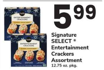 Signature SELECT Entertainment Crackers Assortment