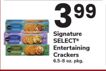 Signature SELECT Entertaining Crackers