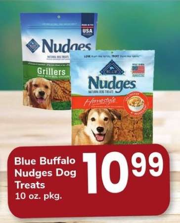 Blue Buffalo Nudges Dog Treats