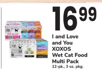 I and Love and You XOXOS Wet Cat Food Multi Pack