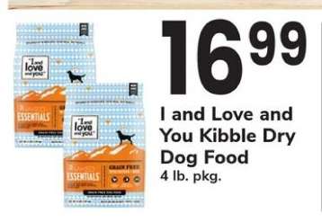 I and Love and You Kibble Dry Dog Food