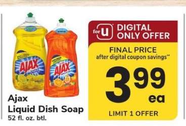 Ajax Liquid Dish Soap