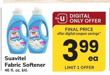 Suavitel Fabric Softener*