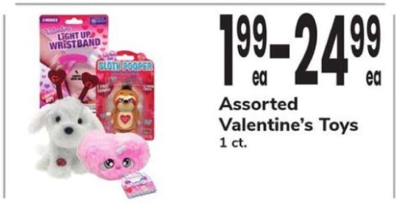 Assorted Valentine's Toys