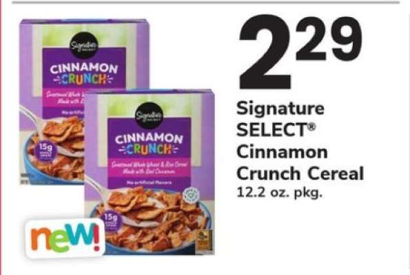 Signature SELECT® Cinnamon Crunch Cereal