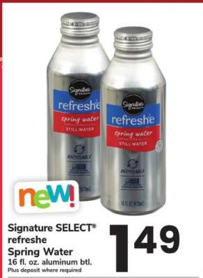 Signature SELECT refreshe Spring Water