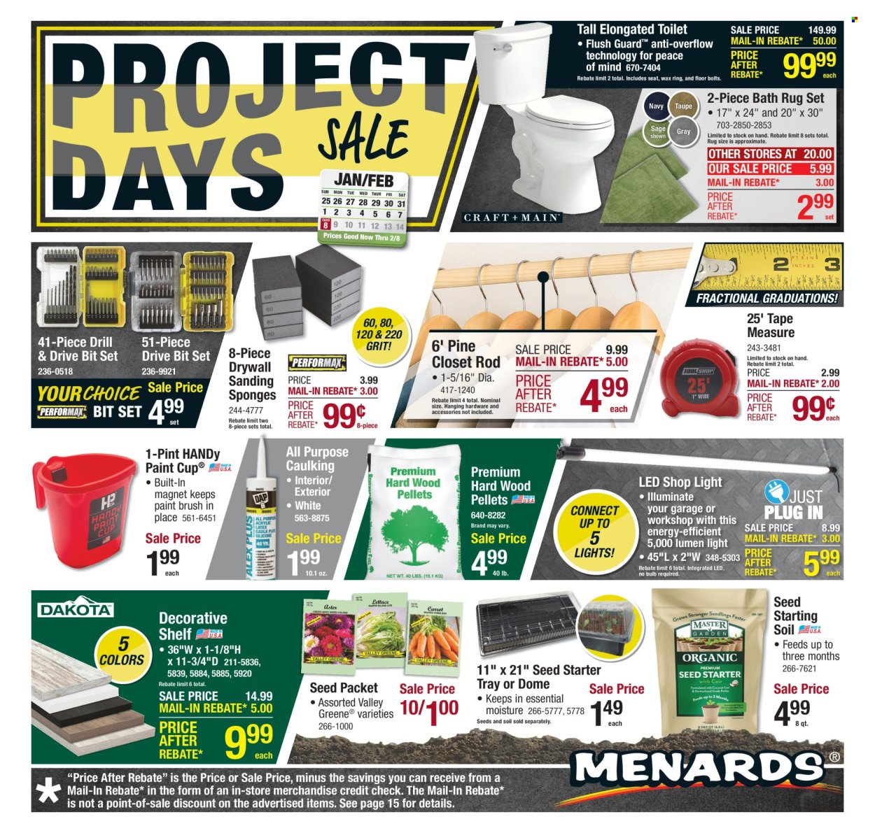 Menards ad - 01/25/2026 - 02/08/2026. Page 1