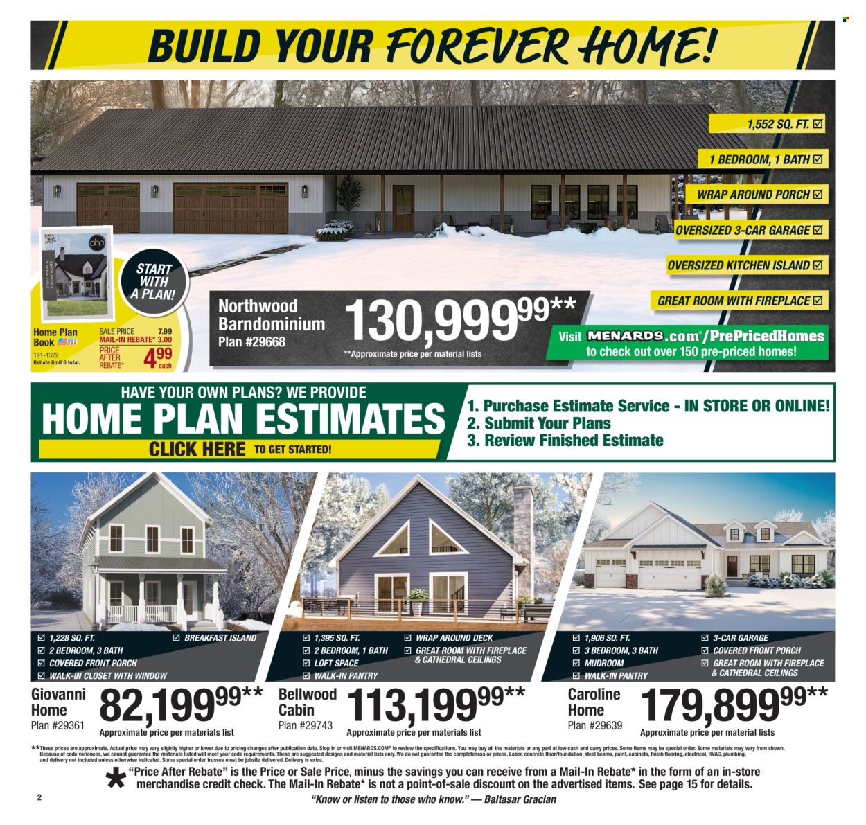 Menards ad - 01/25/2026 - 02/08/2026. Page 2