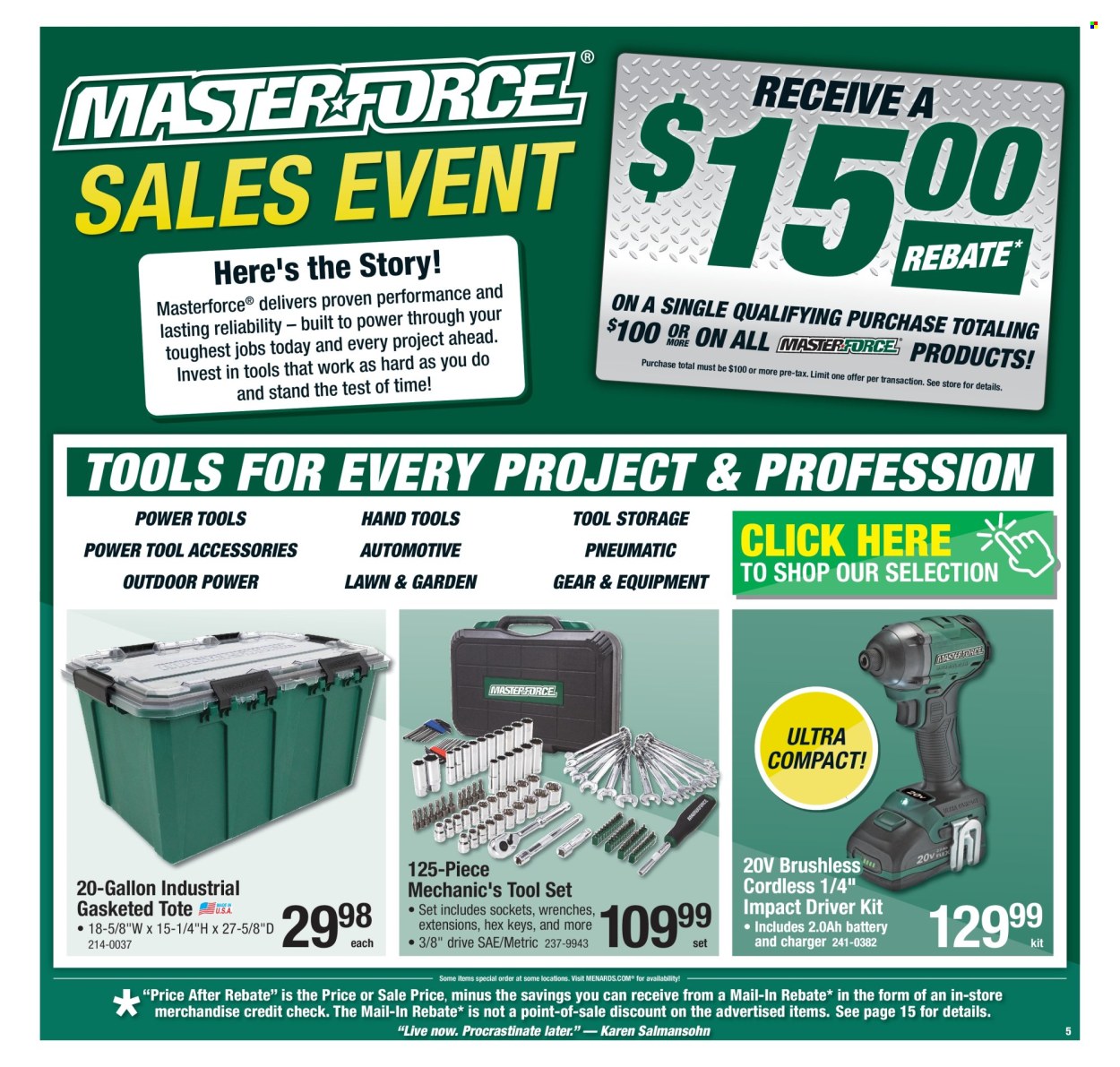 Menards ad - 01/25/2026 - 02/08/2026. Page 7