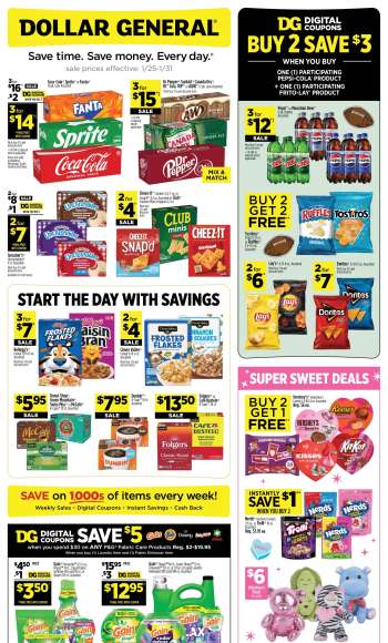 Dollar General Flyer - 01/25/2026 - 01/31/2026.