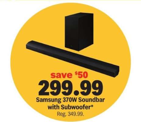 Samsung 370W Soundbar with Subwoofer