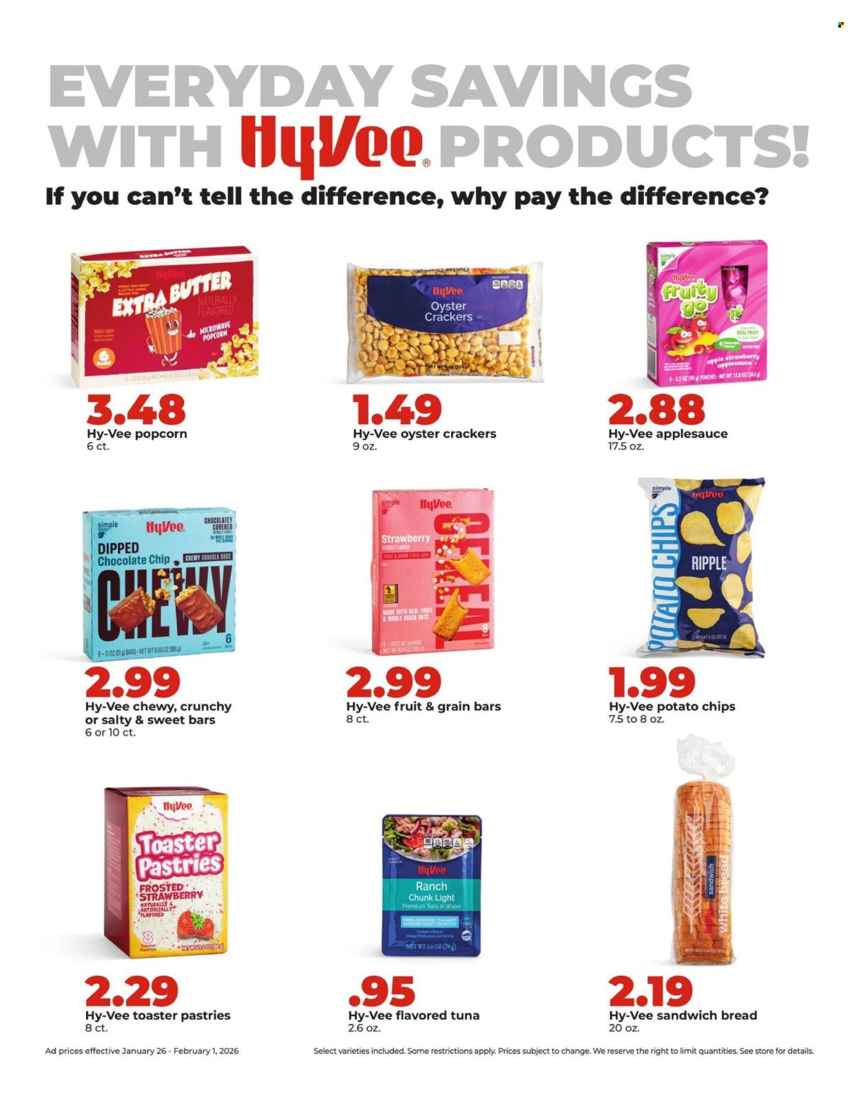 Hy-Vee ad - 01/26/2026 - 02/01/2026. Page 15