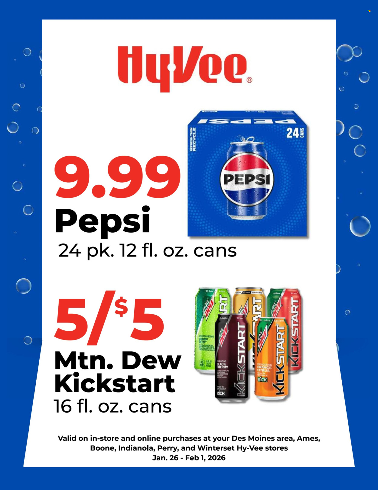 Hy-Vee ad - 01/26/2026 - 02/01/2026. Page 1