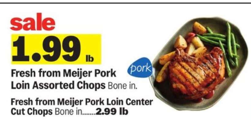 Fresh from Meijer Pork Loin Assorted Chops