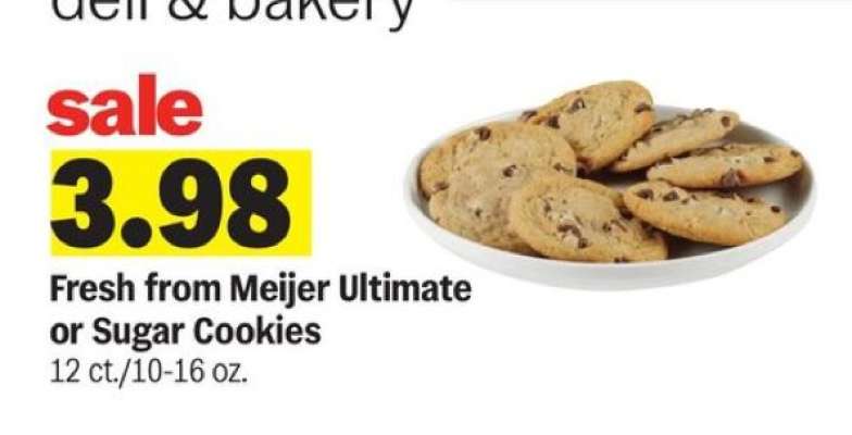Fresh from Meijer Ultimate or Sugar Cookies