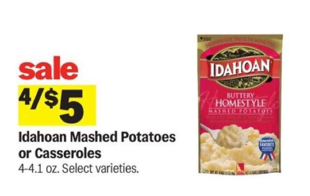 Idahoan Mashed Potatoes or Casseroles