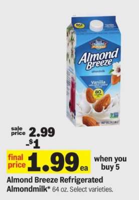Almond Breeze Refrigerated Almondmilk