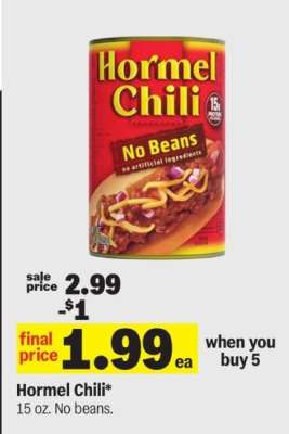 Hormel Chili*