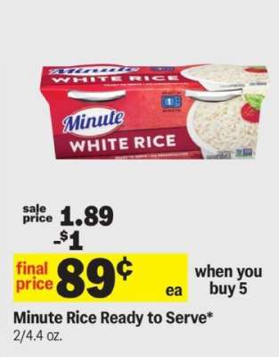 Minute Rice Ready to Serve