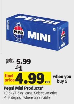Pepsi Mini Products*