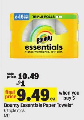 Bounty Essentials Paper Towels