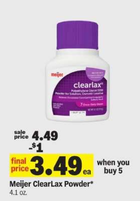 Meijer Clearlax Powder