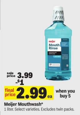 Meijer Mouthwash