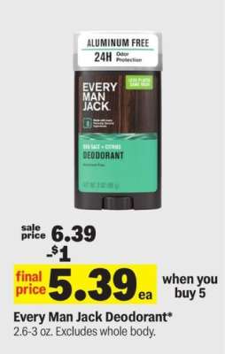 Every Man Jack Deodorant