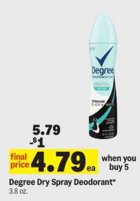 Degree Dry Spray Deodorant