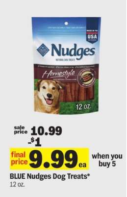 Blue Nudges Dog Treats