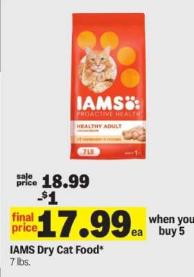 Iams Dry Cat Food