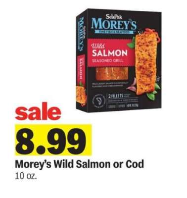 Morey's Wild Salmon or Cod