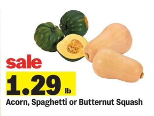 Acorn, Spaghetti or Butternut Squash