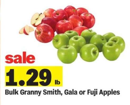 Bulk Granny Smith, Gala or Fuji Apples