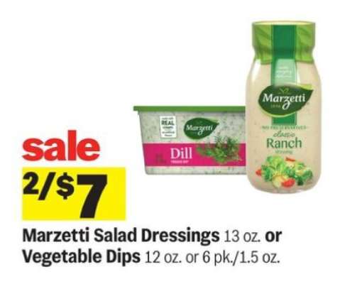 Marzetti Salad Dressings or Vegetable Dips