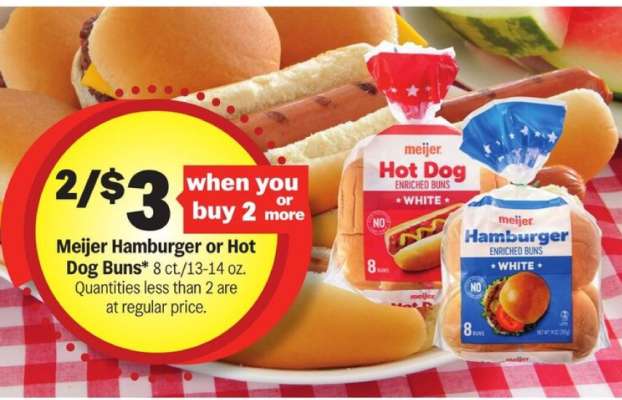Meijer Hamburger or Hot Dog Buns