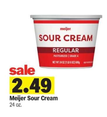 Meijer Sour Cream