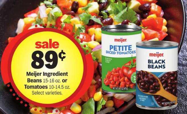 Meijer Ingredient Beans or Tomatoes