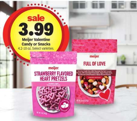 Meijer Valentine Candy or Snacks