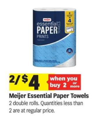 Meijer Essential Paper Towels*