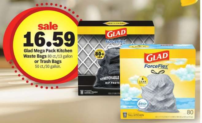 Glad Mega Pack Kitchen Waste Bags