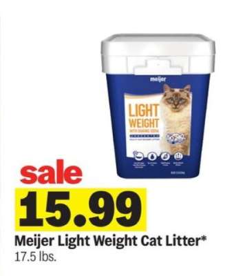 Meijer Light Weight Cat Litter