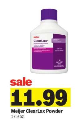 Meijer Clearlax Powder